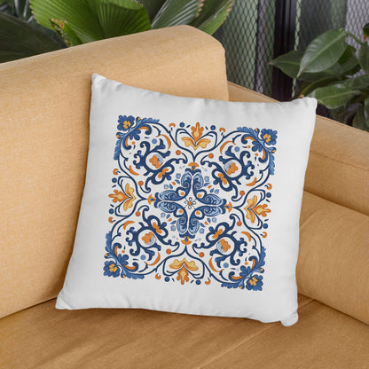 Traditional Portuguese Tile Inspired Pillow - Bring Portugal Home