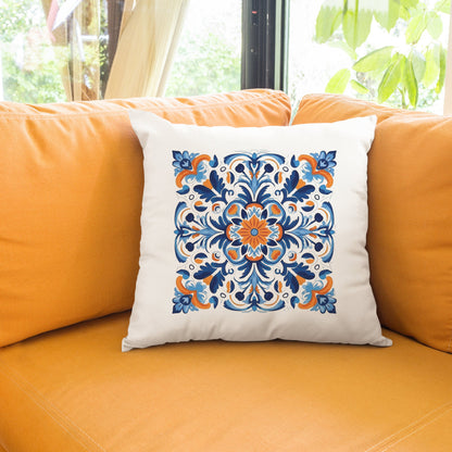 Traditional Portuguese Tile Inspired Pillow - Bring Portugal Home