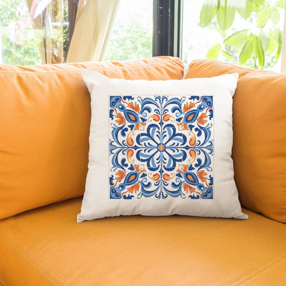 Traditional Portuguese Tile Inspired Pillow - Bring Portugal Home