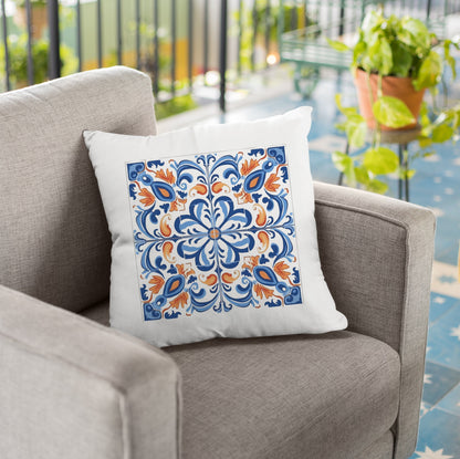 Traditional Portuguese Tile Inspired Pillow - Bring Portugal Home