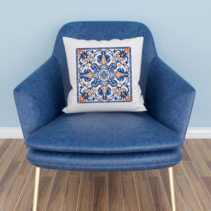 Traditional Portuguese Tile Inspired Pillow - Bring Portugal Home