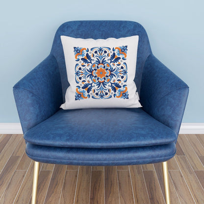 Traditional Portuguese Tile Inspired Pillow - Bring Portugal Home