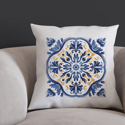 Timeless Traditional Portuguese Tile Design Pillow - Bring the Essence of Portugal Home