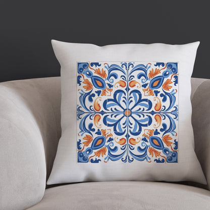 Traditional Portuguese Tile Inspired Pillow - Bring Portugal Home