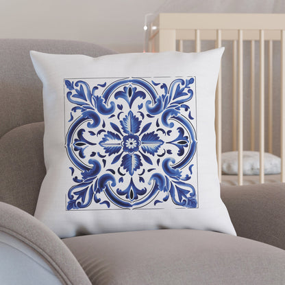 Authentic Traditional Portuguese  Tile Design Pillow - Embrace Portugal’s Timeless Beauty