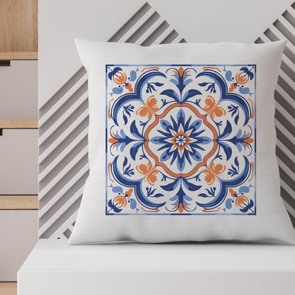 Traditional Portuguese Tile Inspired Pillow - Bring Portugal Home