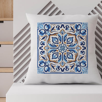 Traditional Portuguese Tile Inspired Pillow - Bring Portugal Home! //Almofada Inspirada nos Azulejos Portugueses-  Traga Portugal para Casa!