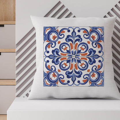 Traditional Portuguese Tile Inspired Pillow - Bring Portugal Home