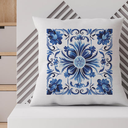 Authentic Traditional Portuguese Tile Pattern Pillow - Bring Portugal’s Artistry Home