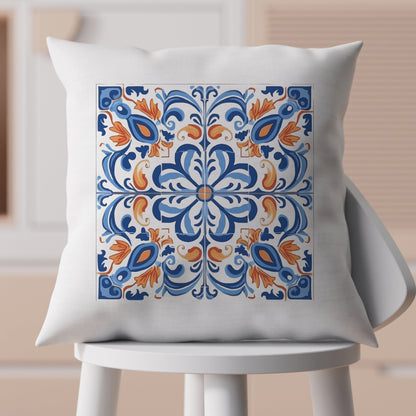 Traditional Portuguese Tile Inspired Pillow - Bring Portugal Home