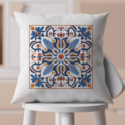 Traditional Portuguese Tile Inspired Pillow - Bring Portugal Home