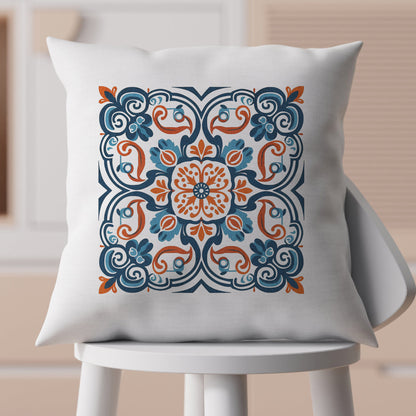 Portuguese Heritage Tile Pillow - Infuse Your Space with Timeless Elegance