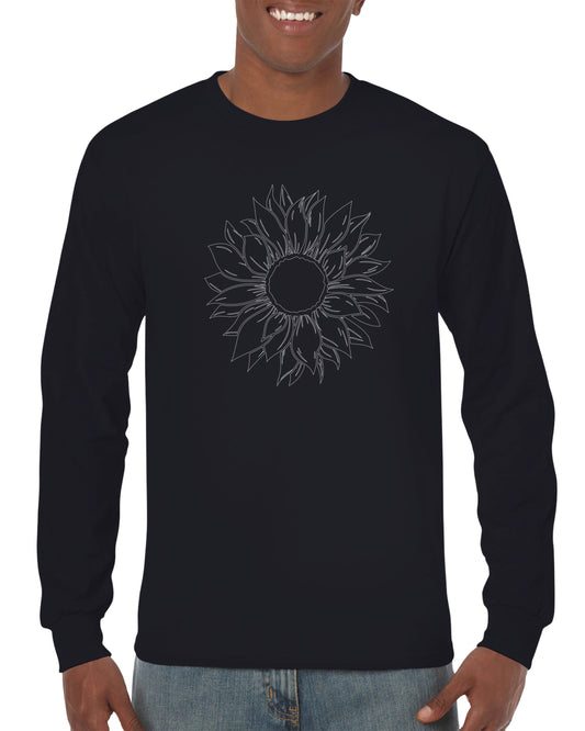 Sunflower_Minimalist_Premium Unisex Longsleeve T-shirt