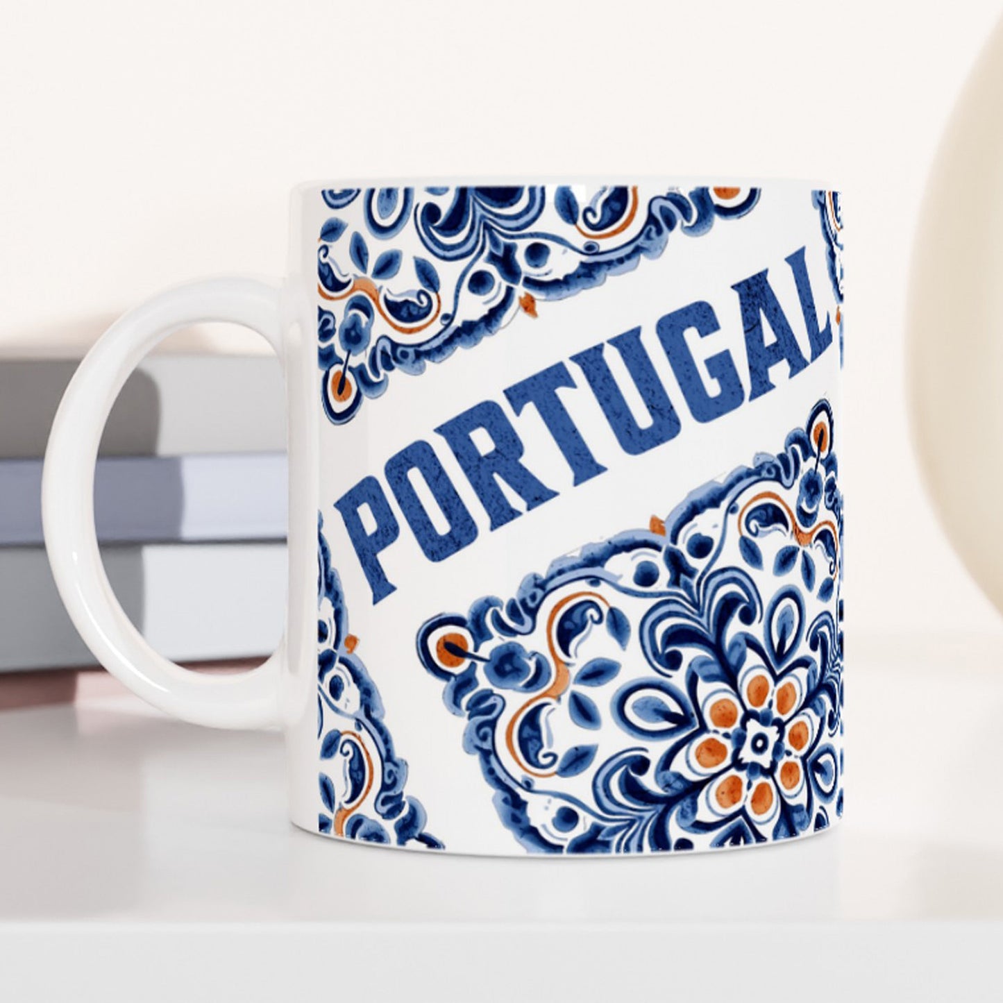 Retro Minimalist Portuguese Titles Mug – Stylish Contemporary Design, Perfect for All Situations – Embrace Portugal's Charm!